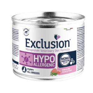 Exclusion Diet Hypoallergenic Puppy All Breeds, Exclusion Diet Hypoallergenic Puppy maiale e piselli, Exclusion Diet Hypoallergenic Puppy,