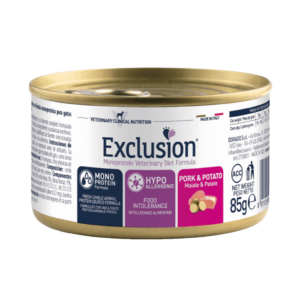 Exclusion Diet Hypoallergenic, Exclusion Diet Hypoallergenic gatto, exclusion monoproteico, exclusion maiale, exclusion monoproteico gatto,