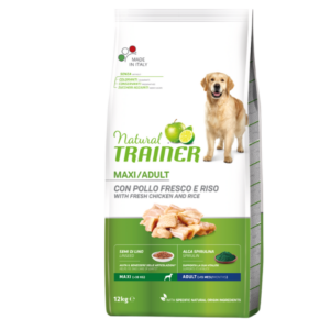 NATURAL TRAINER MAXI ADULT POLLO E RISO, Natural Trainer
