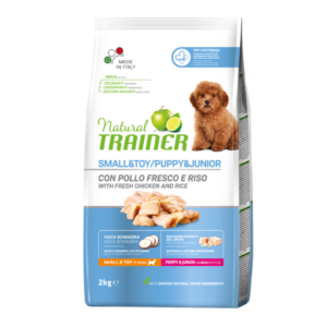NATURAL TRAINER SMALL&TOY PUPPY&JUNIOR Natural Trainer, natural trainer small & toy puppy & junior pollo fresco, natural trainer puppy, natural trainer small e toy, natural trainer puppy e junior, crocchette natural trainer, croccantini natural trainer, puppy natural trainer, puppy e junior natural trainer,