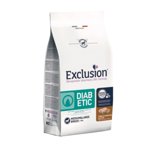 exclusion diabetic breed, crocchette exclusion diabetic,