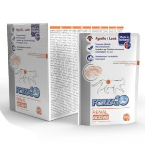FORZA10 ACTIVE ACTIWET - RENAL Forza10, forza 10 renal agnello, umido renal forza 10, boconcini per gatti renal, gatto europeo, gato persiano, american shothair, forza 10 renal agnello umido,