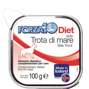 Forza 10 Solo Diet Trota di mare , umido forza 10 cane, bocconcini forza 10 diet,