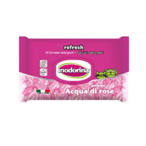 INODORINA REFRESH- Salviette Inodorina, Inodorina Refresh Acqua di Rose 40 pezzi