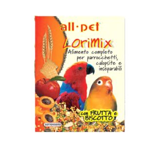 All-Pet Lorimix, all pet mangimi, allpet mangimi, mangime per uccelli, mangime per inseparabili, mangime per pappagalli,