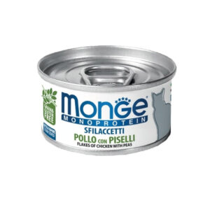 MONGE GATTO MONOPROTEICO Monge Monge Monoprotein Sfilaccetti Pollo con Piselli