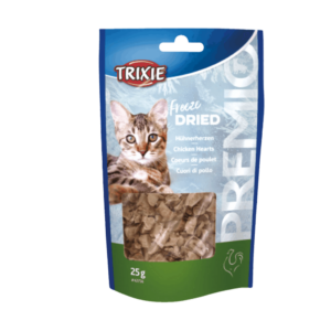 Trixie Premio Freeze Dried Cuori di Pollo, snack per gatti,