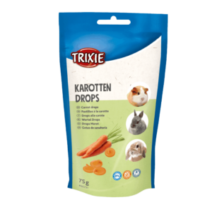 Trixie Drops con Carota, snack per roditori,