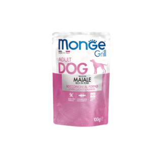 Monge Grill Adult Dog Maiale, umido monge,