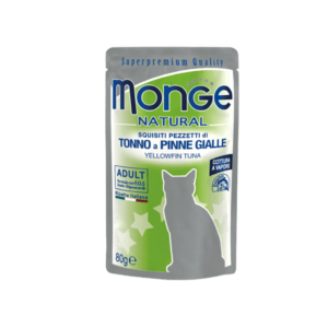 Monge Natural Bustine Tonno Pinne Gialle,