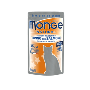 Monge Natural Bustine Tonno con Salmone,