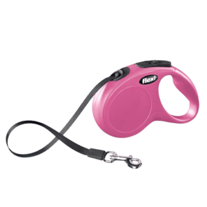 Flexi New Classic in fettuccia Rosa,