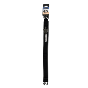 Imac Collare in Nylon Imbottito Nero, collari per cani,