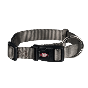 Trixie Premium Classic Collare Grigio,