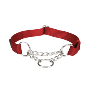 Trixie Premium Collare Semistrangolo Rosso,