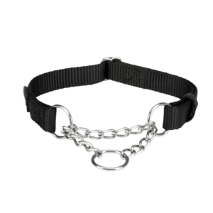 Trixie Premium collare semistrangolo nero,