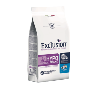 Exclusion Diet Hypoallergenic Medium and Large Breed Pesce, Exclusion,