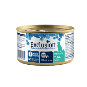 Exclusion Mediterraneo Monoprotein Sterilized Tonno, Exclusion,