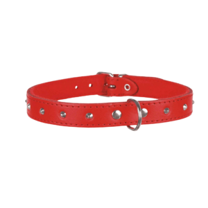 Trixie Collare in Cuoio Rosso, Trixie,