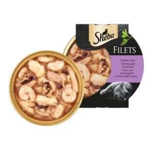 sheba filetti con pollo gamberetti e pesce,