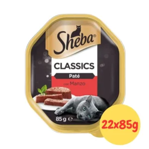 Sheba Gatto Patè Classic Gusto Manzo,
