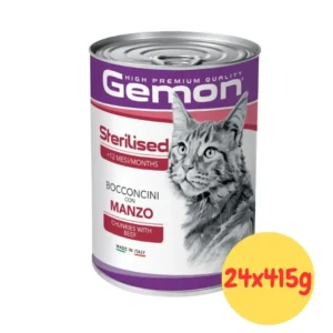 Monge Gemon Sterilised Gatto Bocconcini con Manzo