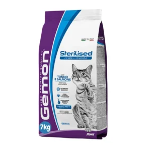 Gemon Secco Gatto Sterilised con Tonno e Salmone
