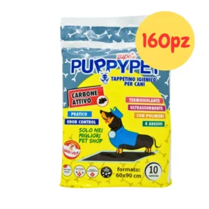 PuppyPet Traversine per Cani con Carbone Attivo 60x90