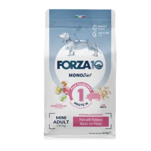 Forza 10 Mono Diet Crocchette per Cani Mini Adult al Maiale